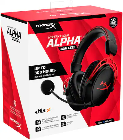 HyperX Cloud Alpha Wireless Headphones