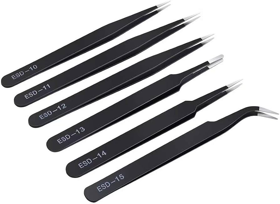 iBayam Precision Tweezers Set (ASIN: B07D3R8J51)