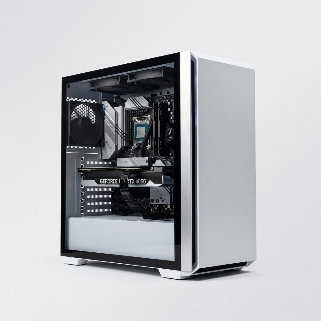 iBUYPOWER Scale Gaming Desktop PC - Intel Core i5-14400F, NVIDIA RTX 4060, 16GB DDR5 RAM, 1TB NVMe SSD