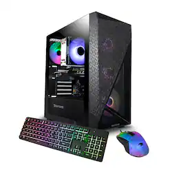 iBUYPOWER Slate 6 Mesh Gaming PC, Intel Core i5-14400F, GeForce RTX 4060 8GB, 16GB DDR5 RAM, 1TB NVMe SSD