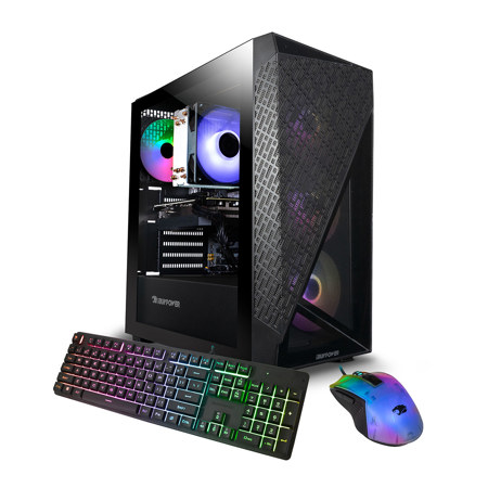 iBUYPOWER SlateMesh Gaming PC (Intel Core i5-14400F, RTX 4060 Ti 8GB, 32GB DDR5 RAM, 1TB NVMe SSD)