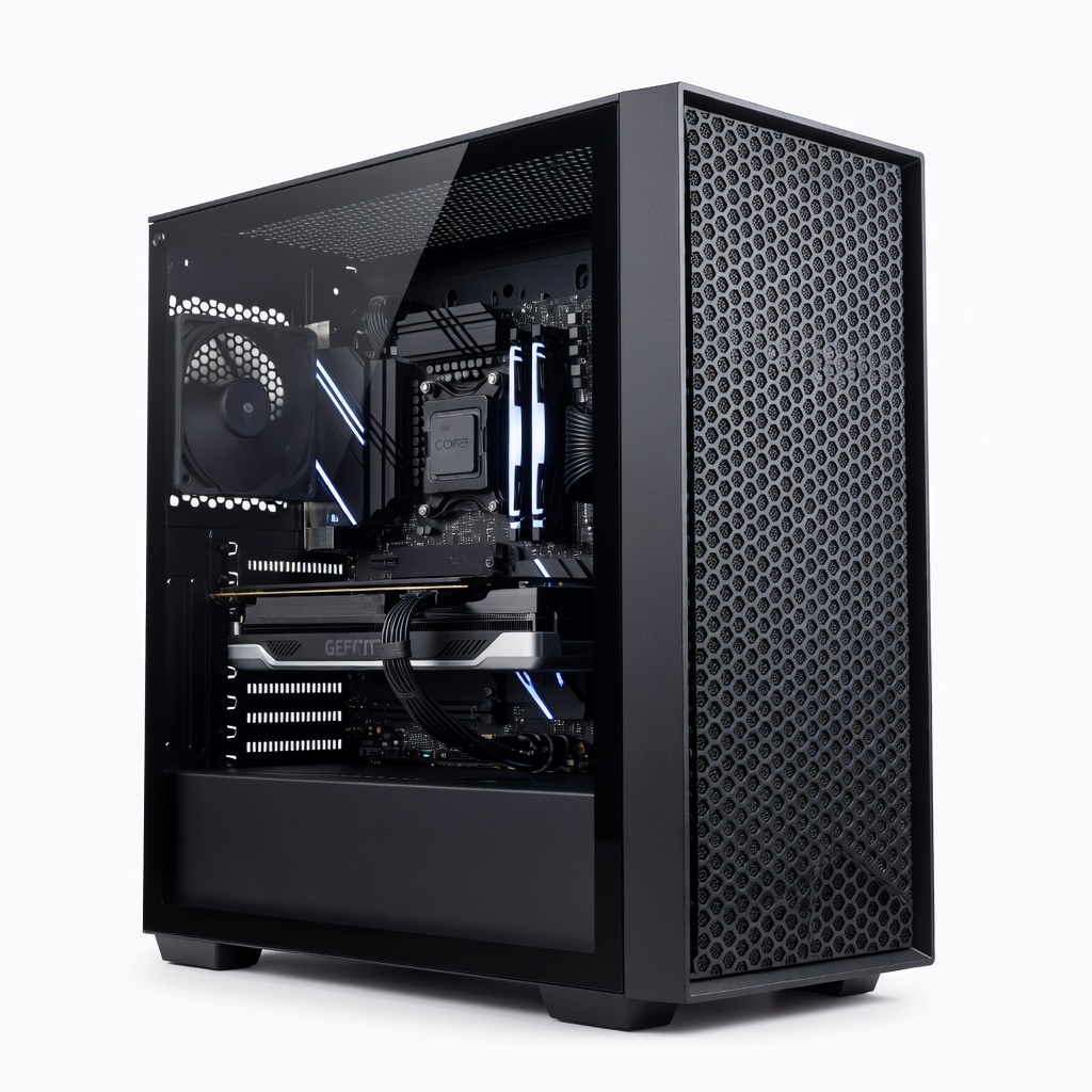 iBUYPOWER SlateMesh Gaming PC (Intel Core i7-14700F, GeForce RTX 4070 Super 12GB, 32GB DDR5 RAM, 2TB NVMe SSD)