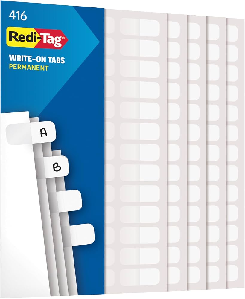 Ignite Redi-Tag Permanent Self-Stick Page Markers