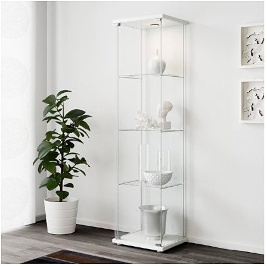 IKEA DETOLF Glass Door Cabinet