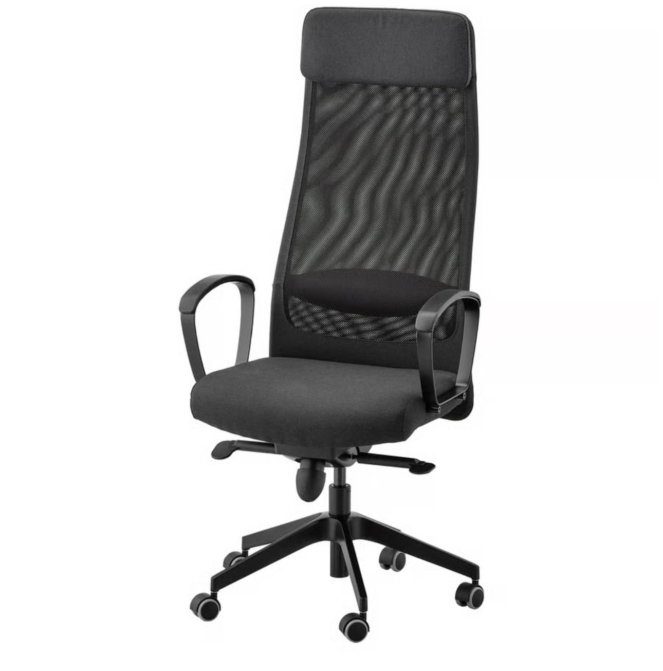 IKEA Micke Compact Desk + IKEA Markus Ergonomic Chair + Philips 242V8L 24-Inch Monitor