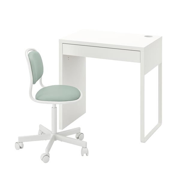 IKEA MICKE Desk + LINNMON Chair + Acer SB272U 27-inch IPS Monitor Bundle