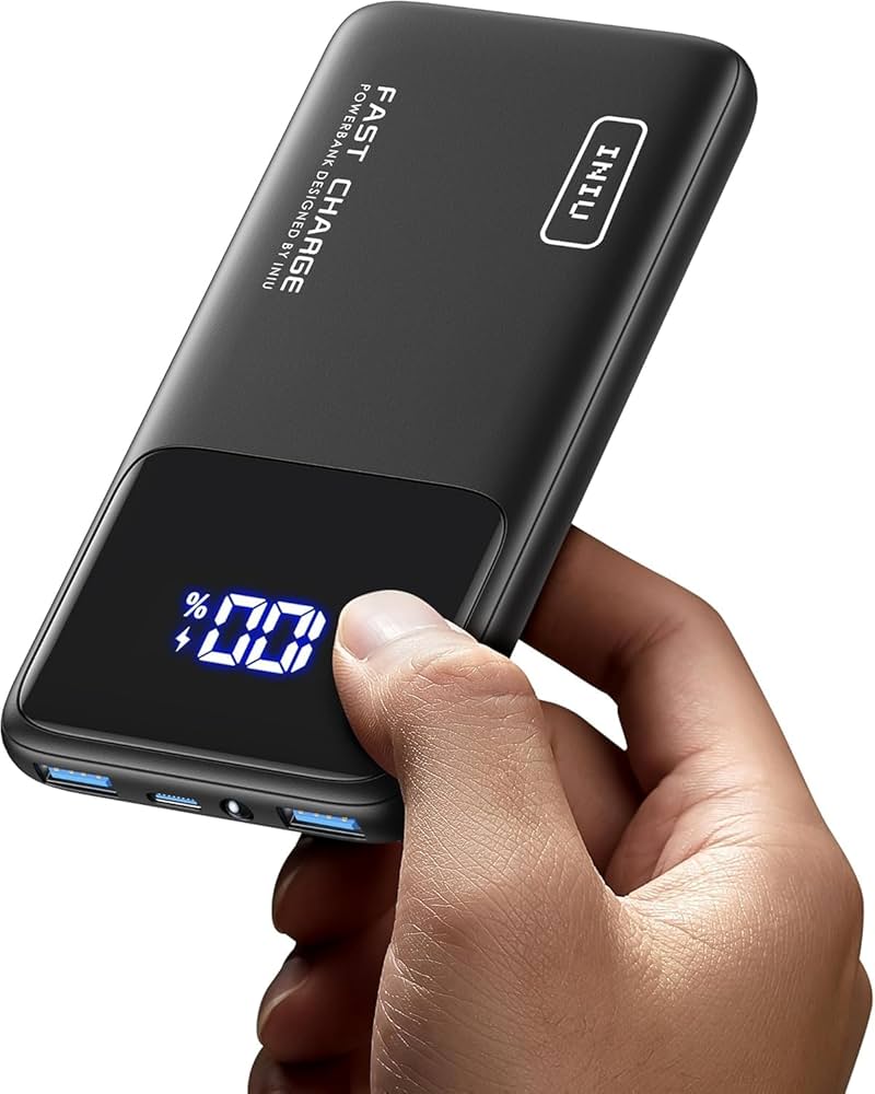 INIU Portable Charger Slimmest 10000mAh 5V/2.4A Power Bank