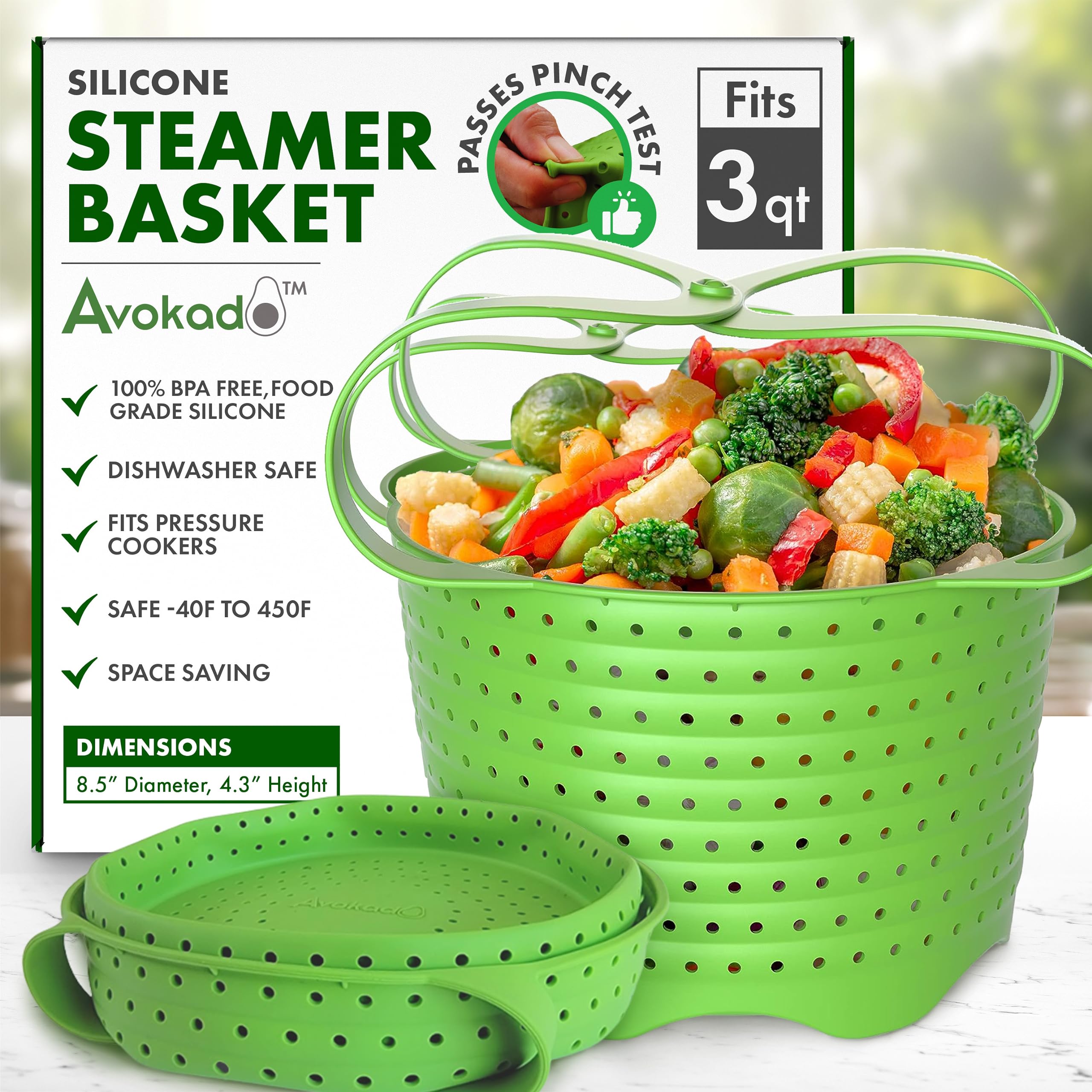 Instant Pot Silicone Steamer Basket