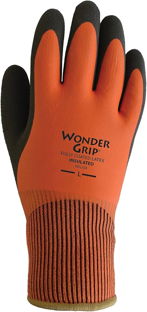 Insulated Safety Gloves with Rubber Grip
