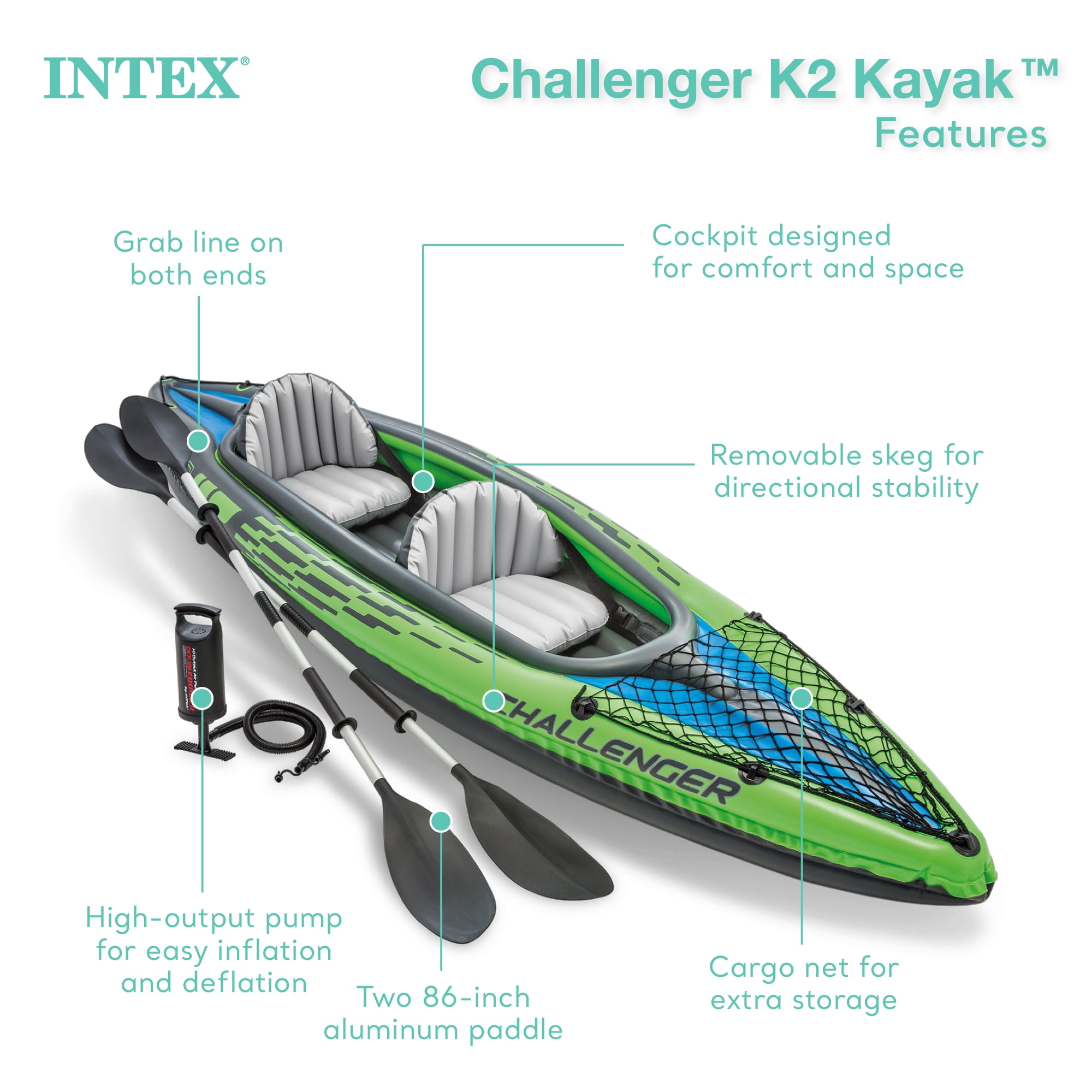 Intex Challenger K2 Inflatable Kayak