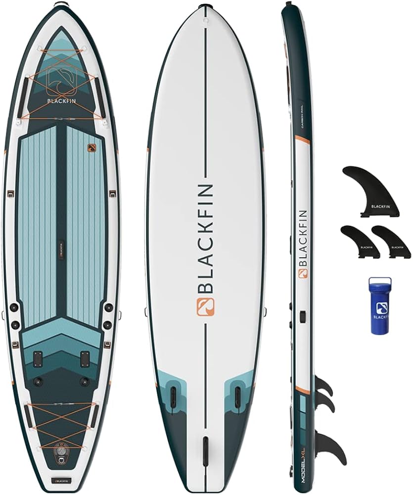 iROCKER Blackfin XL Inflatable Stand Up Paddle Board (11')