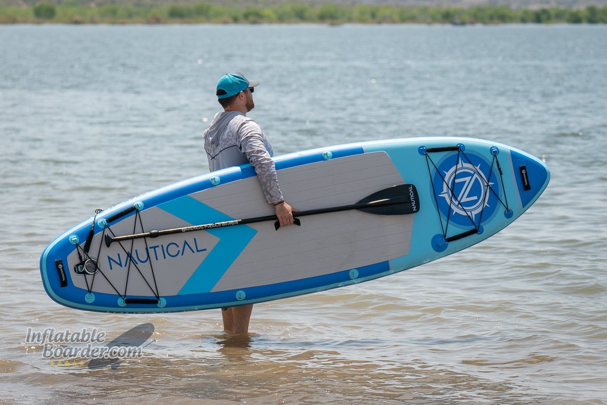 iRocker Nautical 10'6" Inflatable Stand Up Paddle Board