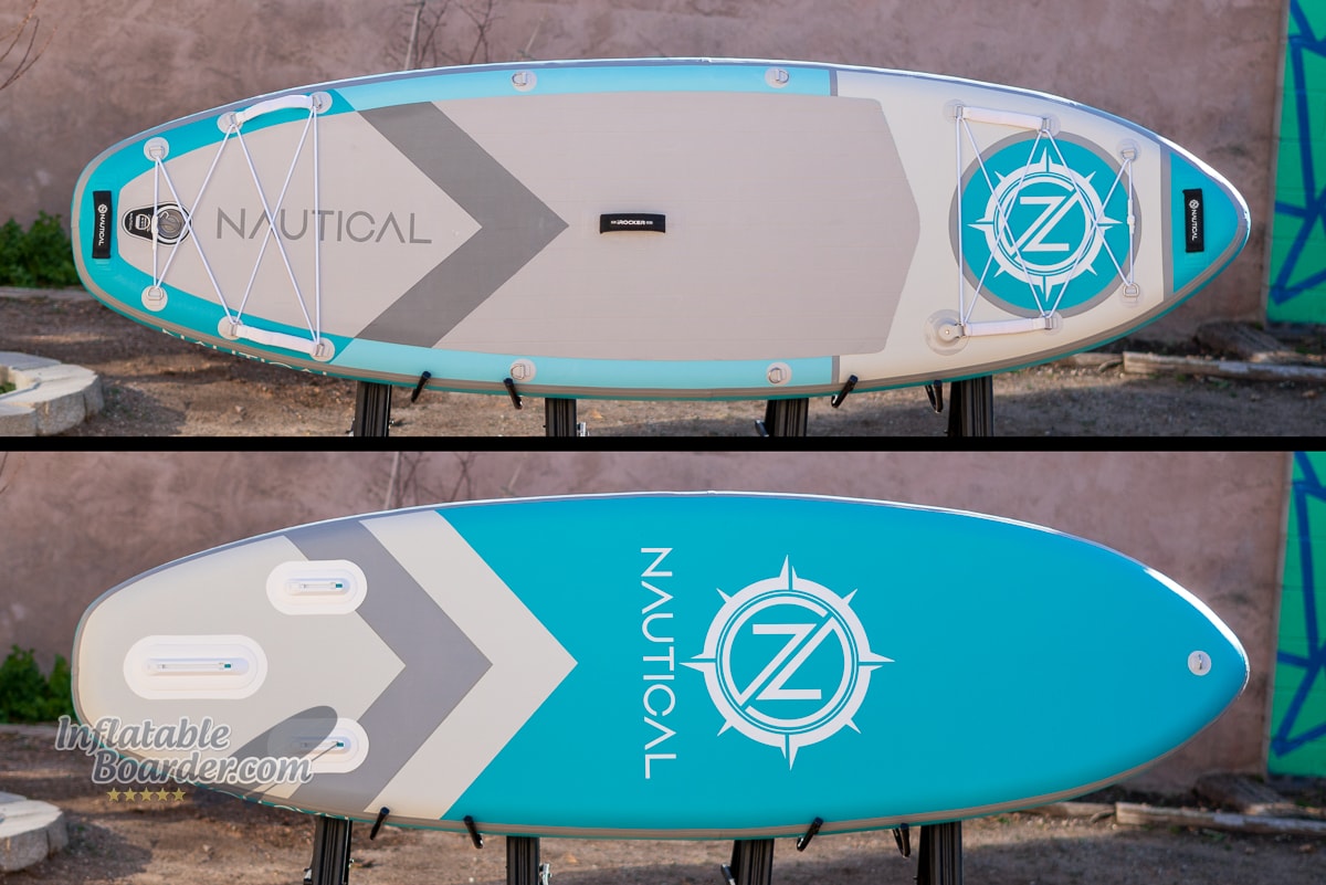 iRocker Nautical 10'8" Inflatable Stand Up Paddle Board