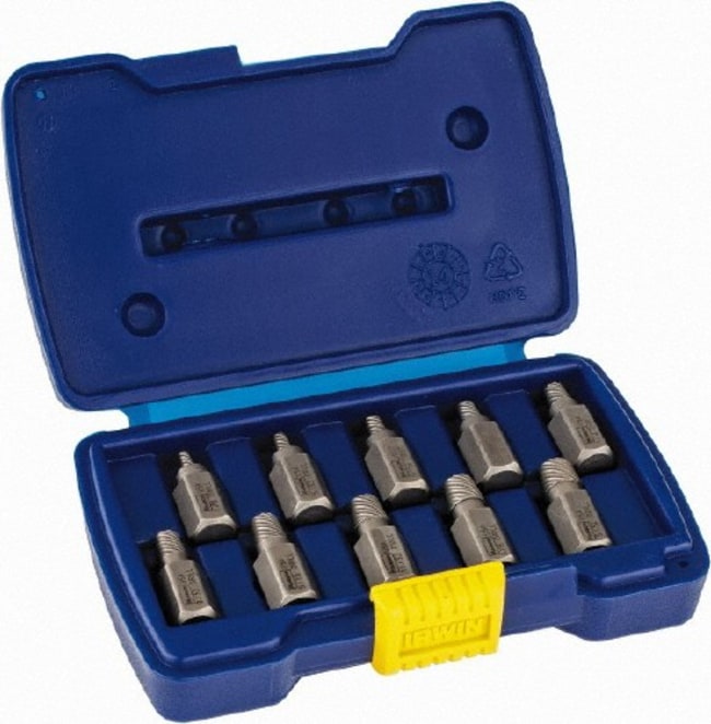 Irwin Hanson Spiral Flute Screw Extractor Set
