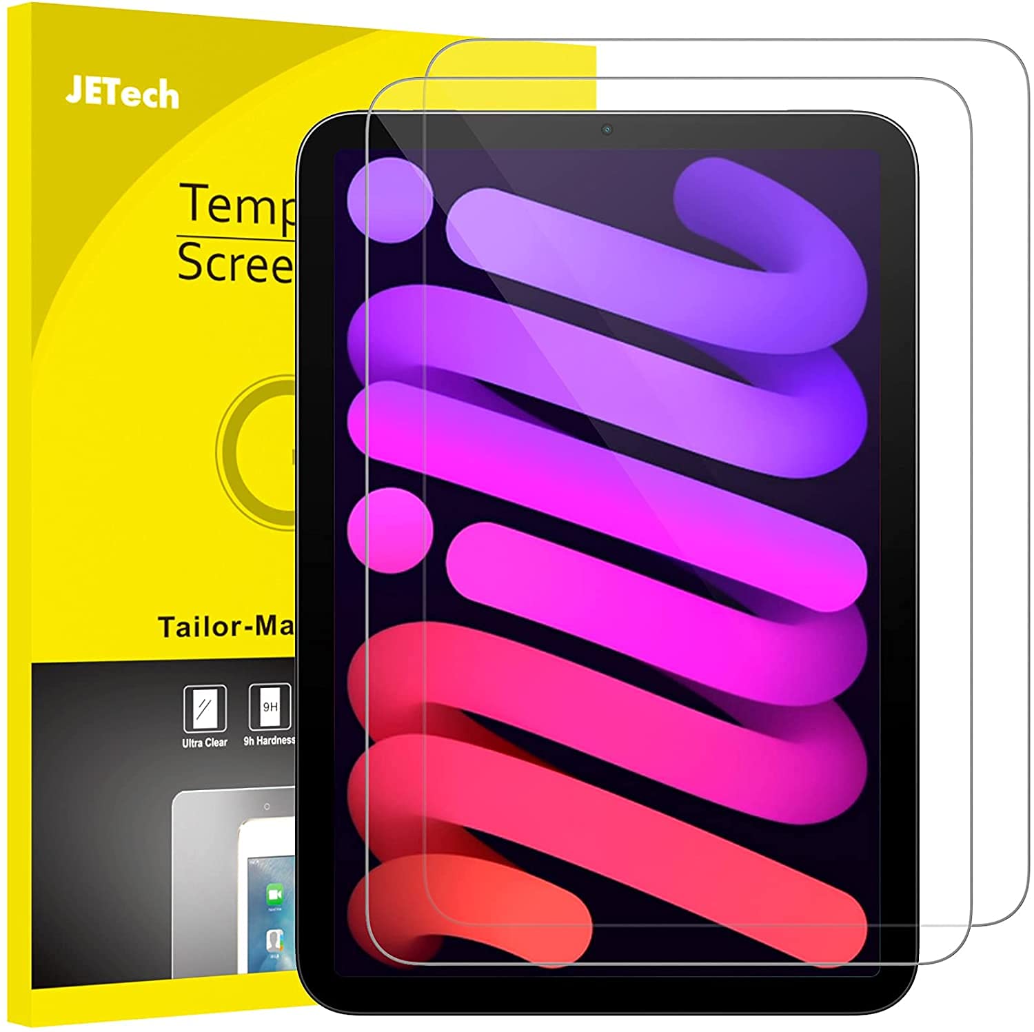 JETech Matte Screen Protector for iPad mini 6 (2-Pack)