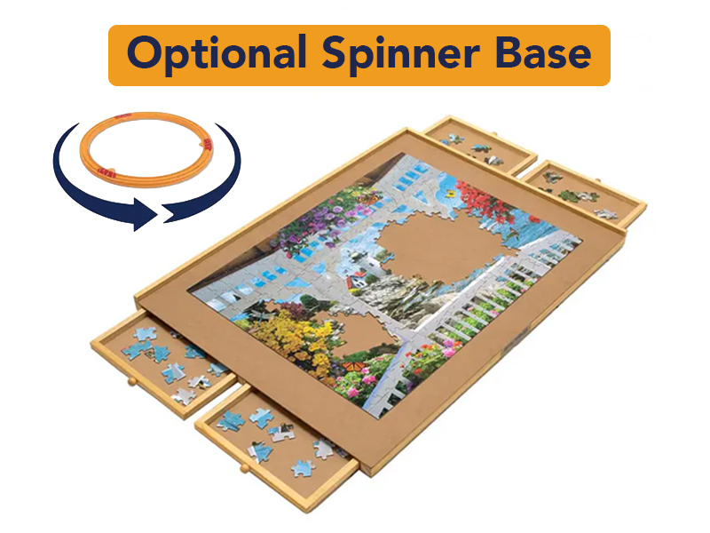 Jigsaw Puzzle Board with Drawers - Folding Sorting Tray Set