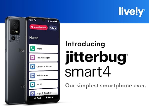 Jitterbug Smart4 (32GB, Gray)