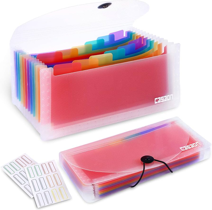 Juvale Expanding File Folder Organizer (13 Pockets)