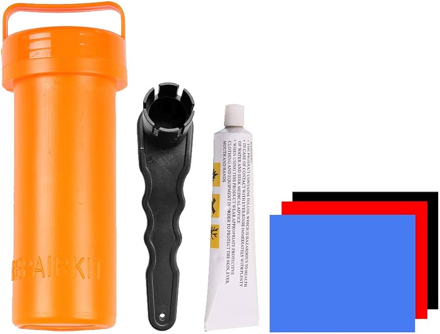 Kayak Repair Kit - Includes PVC Patches and Glue