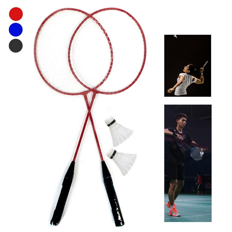 Kevenz 2 Player Badminton Set - Includes 2 Rackets, 2 Shuttlecocks, 1 Bag