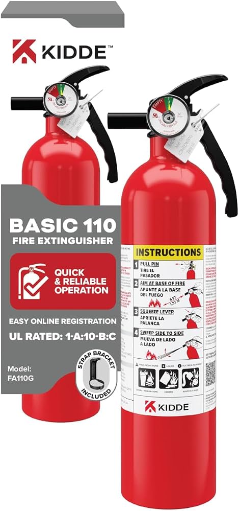 Kidde FA110 Multi-Purpose Fire Extinguisher