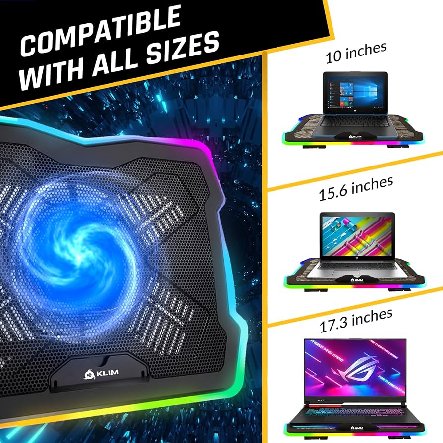 KLIM Ultimate + RGB Laptop Cooling Pad