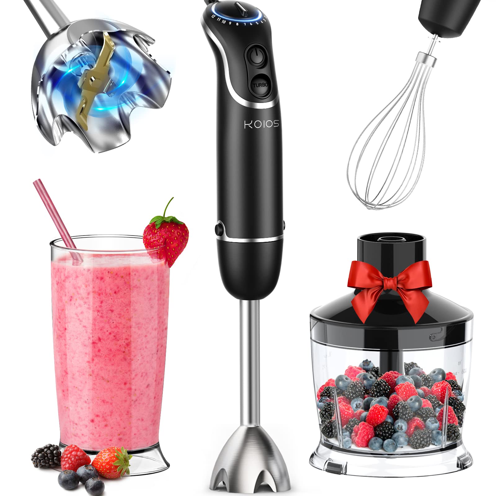 KOIOS 800W Immersion Blender