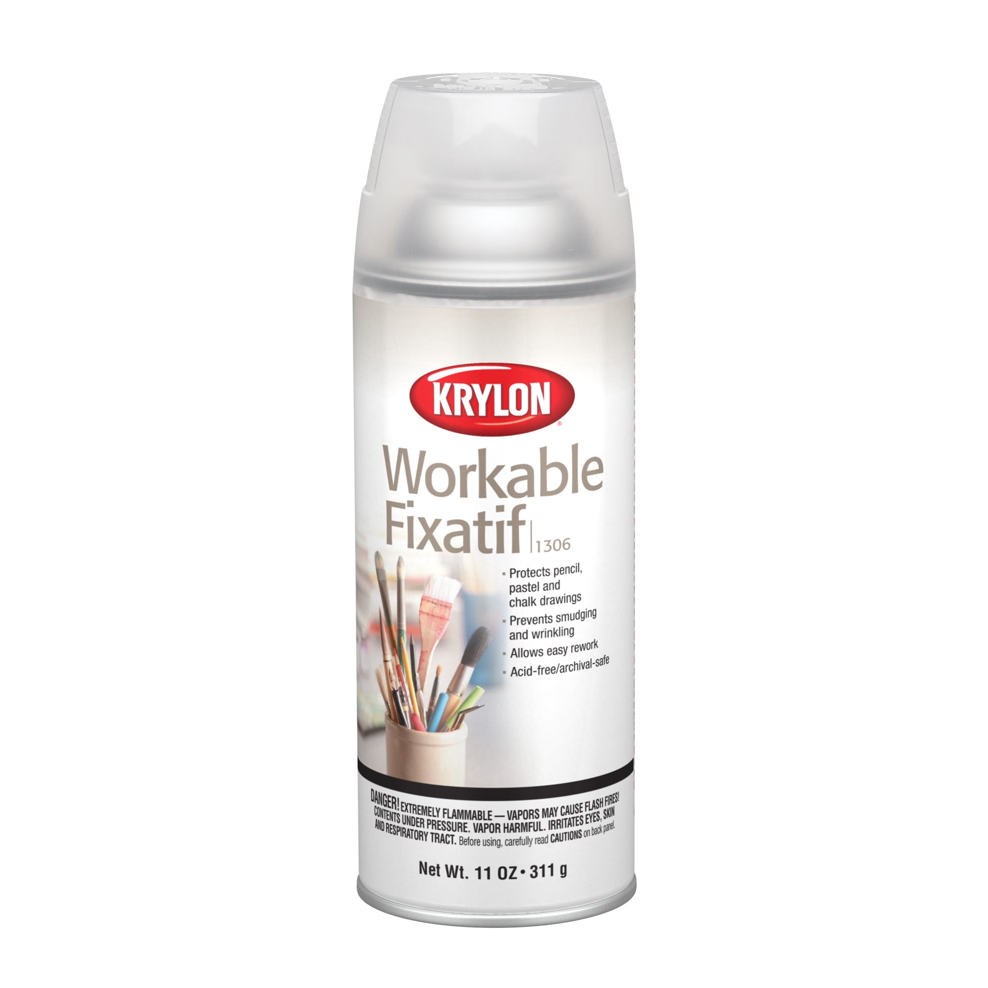 Krylon Workable Fixative Spray, 11 oz
