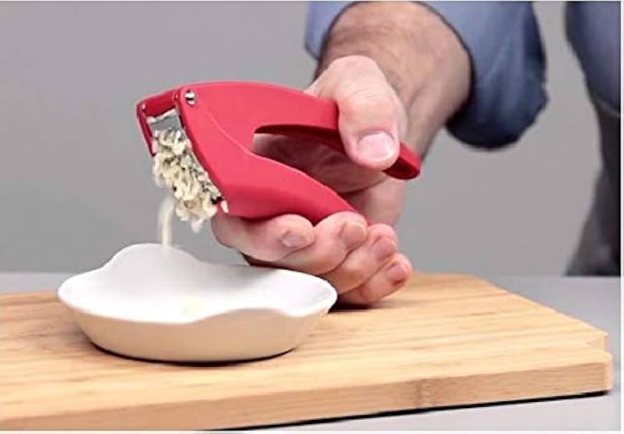 Kuhn Rikon Garlic Press with Self-Cleaning Action