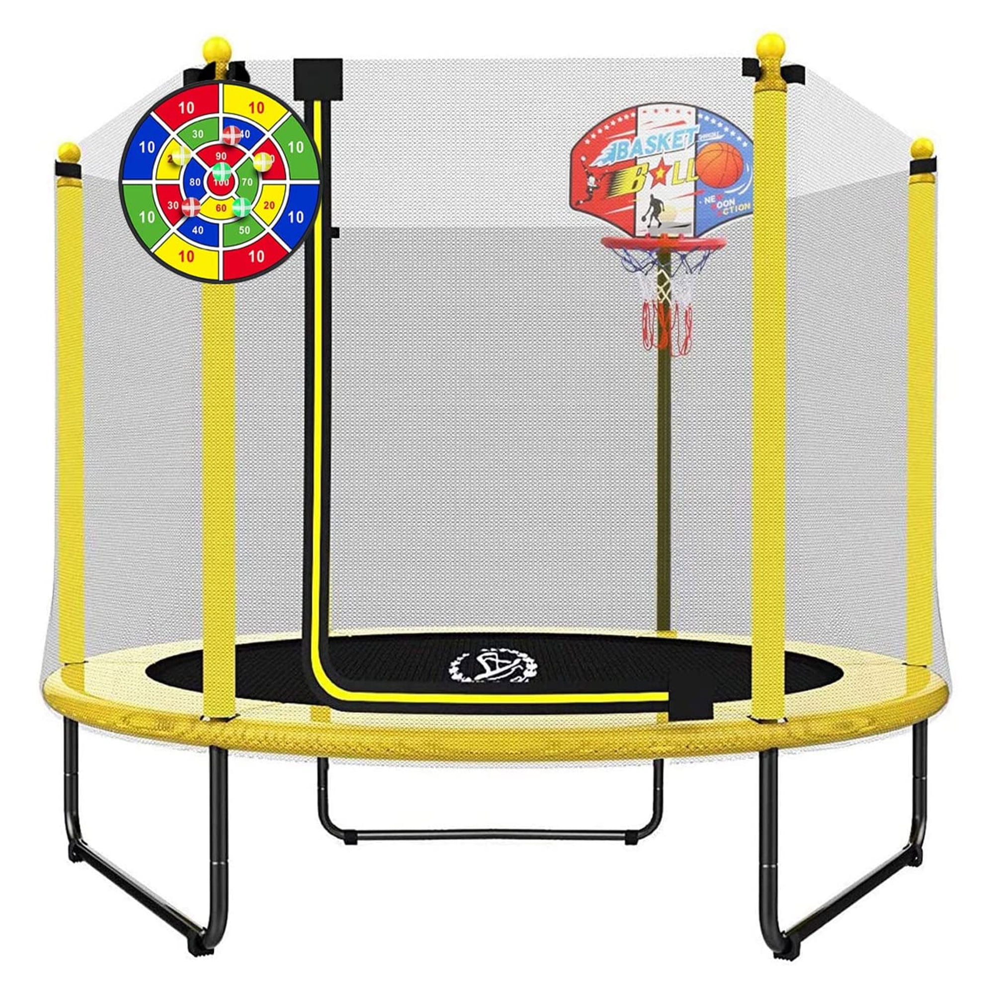 Langxun 40 Inch Mini Trampoline with Handle Bar