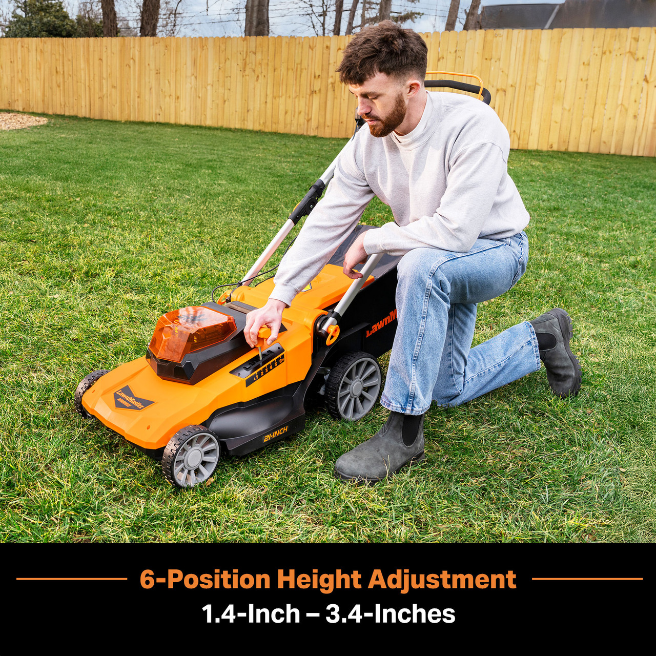 LawnMaster GBR30548 21-Inch 30V Cordless Mower