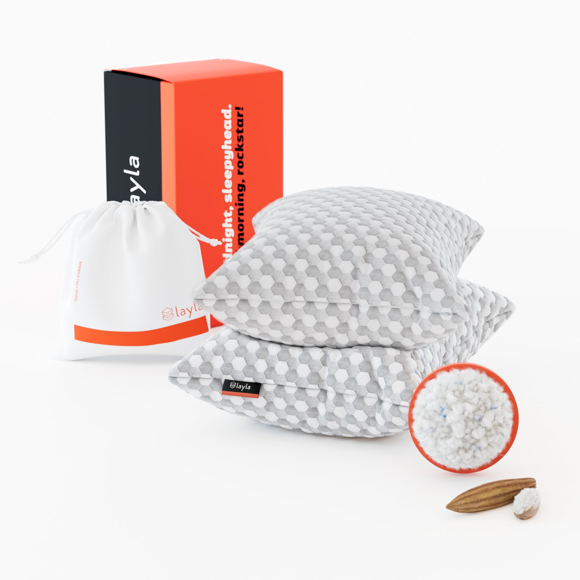 Layla Kapok Adjustable Pillow (Queen)