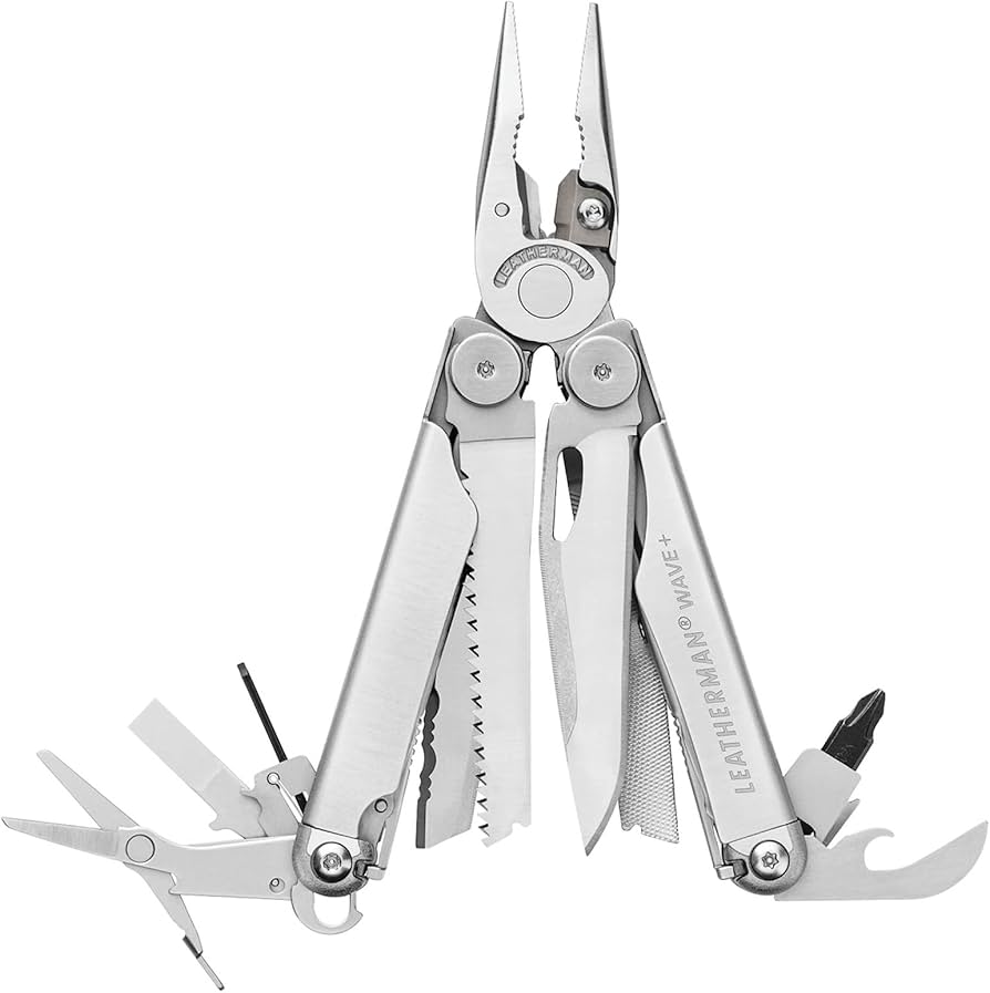 Leatherman Wave+ Multitool (18 Tools)