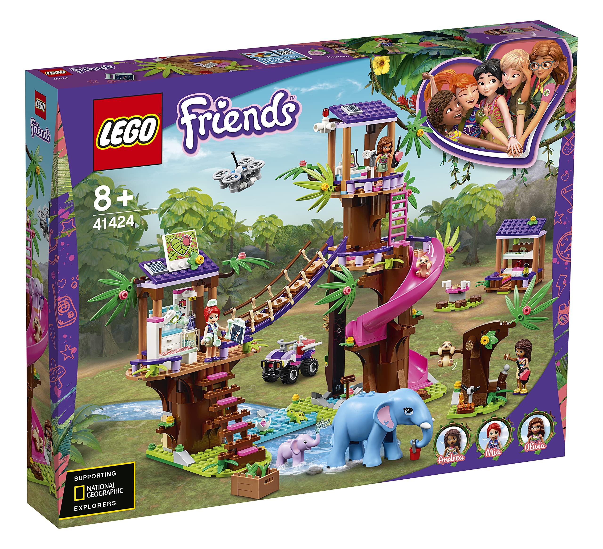 LEGO Friends Jungle Rescue Basecamp 41750