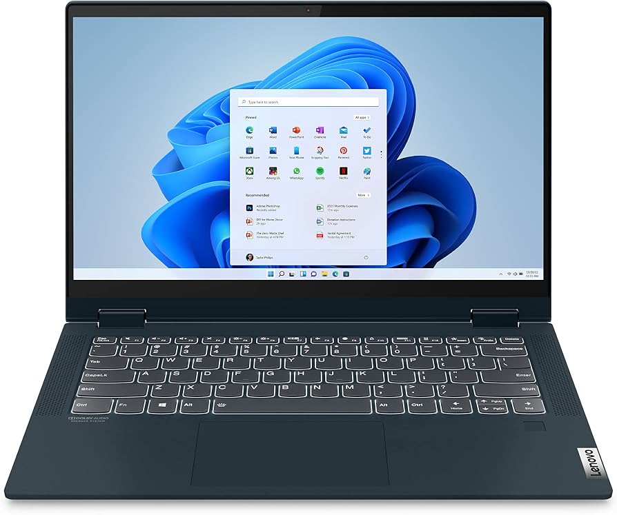 Lenovo IdeaPad Flex 5 - 14" FHD Touch, AMD Ryzen 5 5500U, 16GB RAM, 512GB SSD