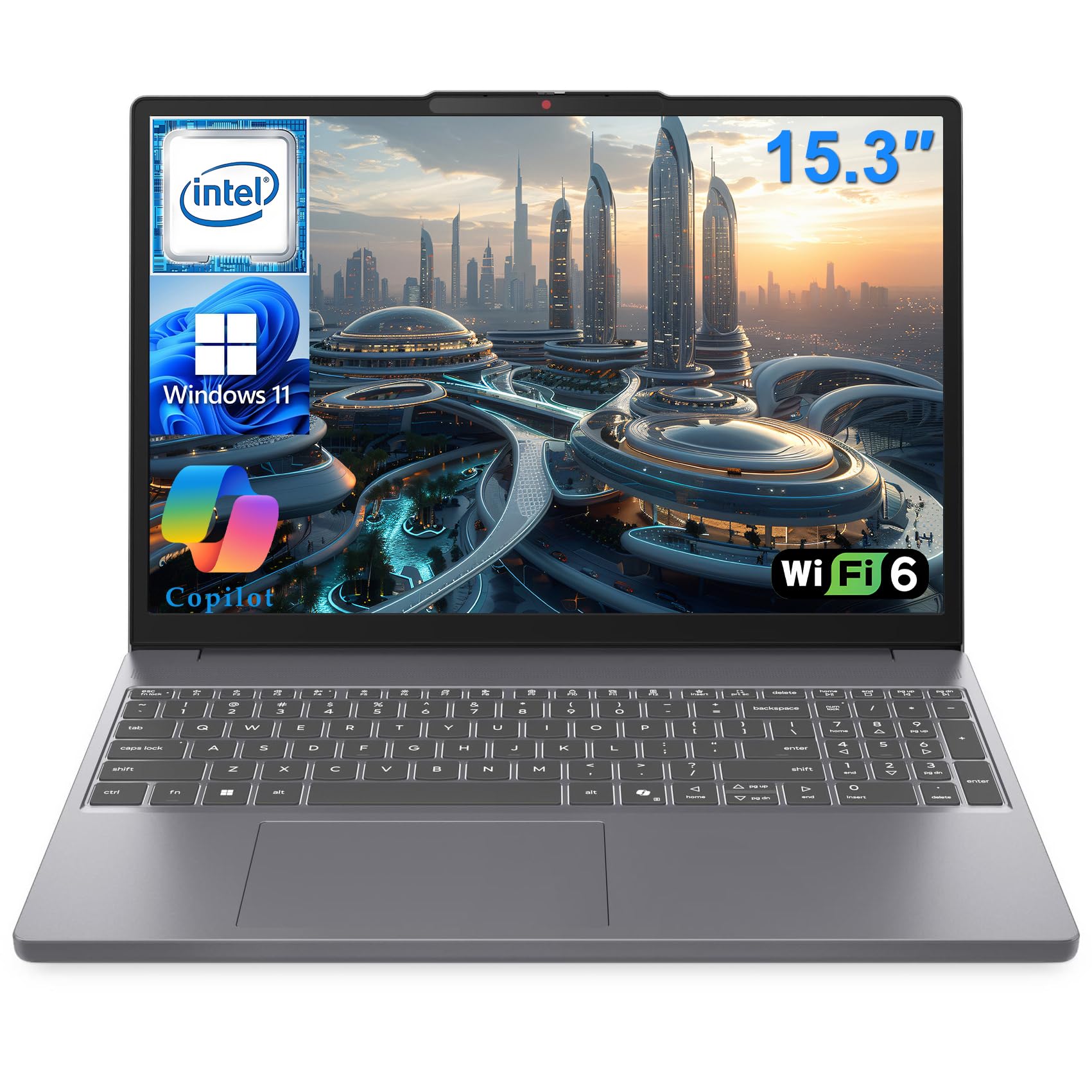 Lenovo IdeaPad Slim 3 Laptop, 15.6" FHD, Intel i5, 16GB RAM, 512GB SSD