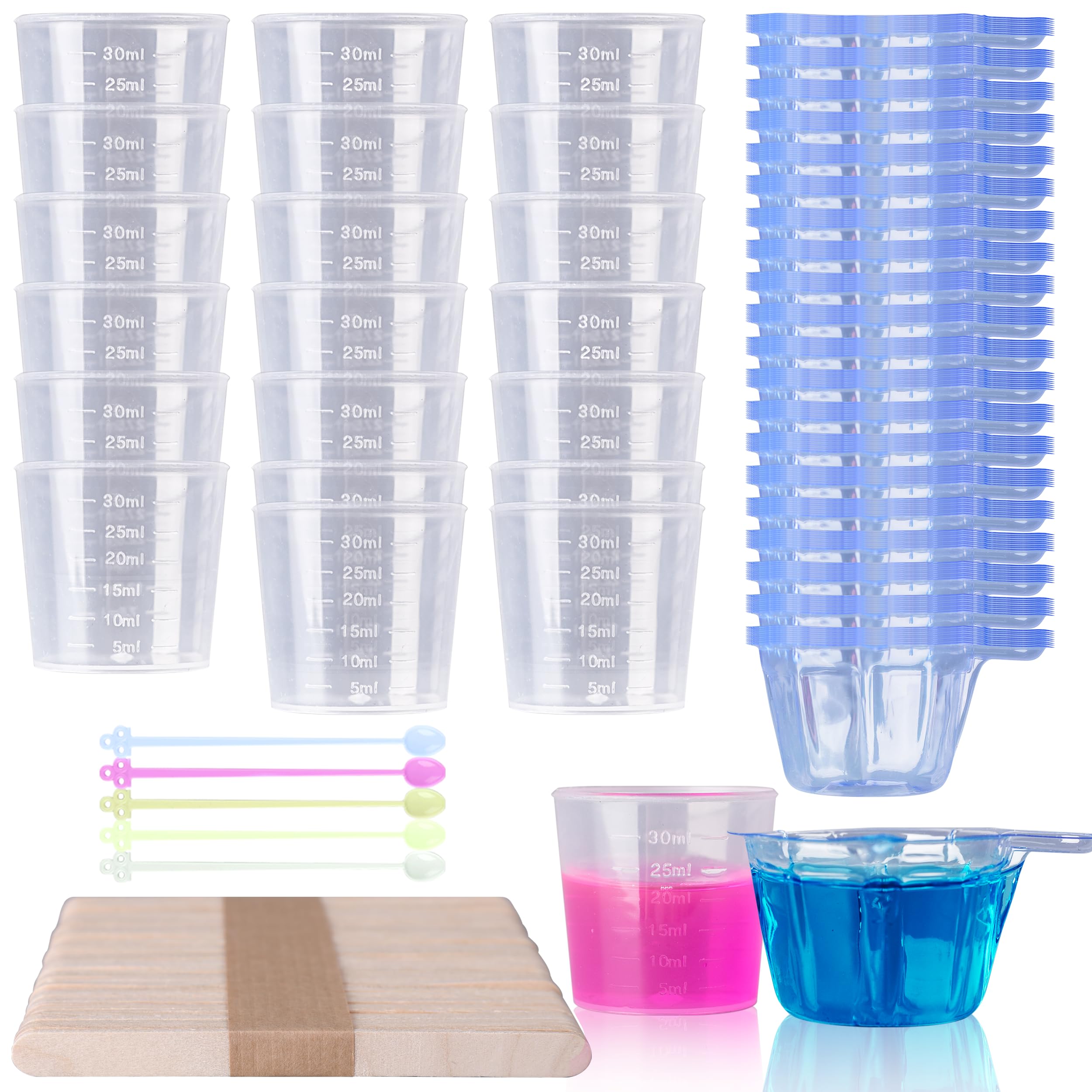 LET'S RESIN 200ml Disposable Mixing Cups (100 pack)