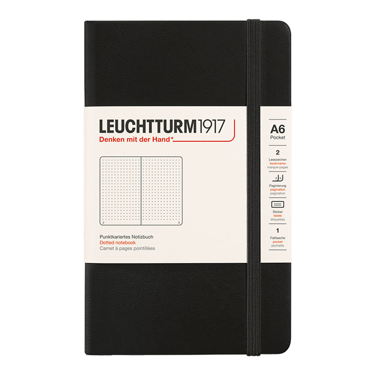 Leuchtturm1917 2025 Pocket Agenda (A6 Size, Dotted)