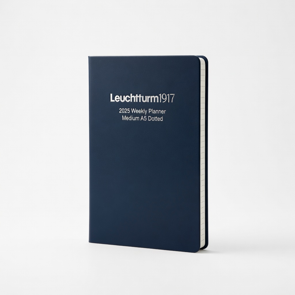 Leuchtturm1917 2025 Weekly Planner Medium A5 Dotted (Navy)