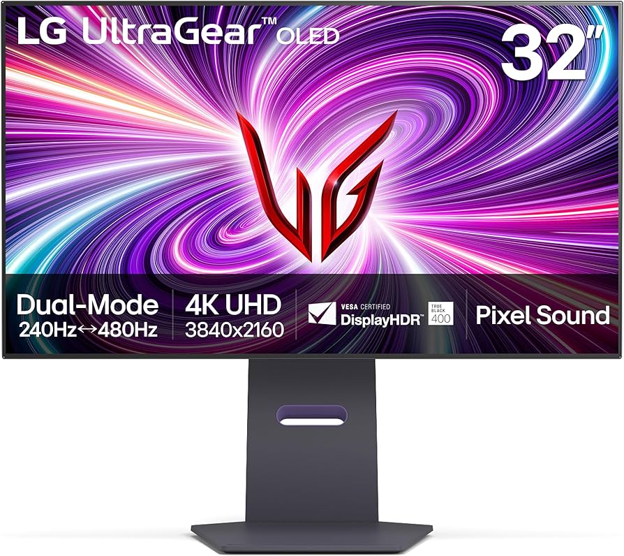 LG 32GS95UE-B 32-inch 4K OLED UltraGear Gaming Monitor