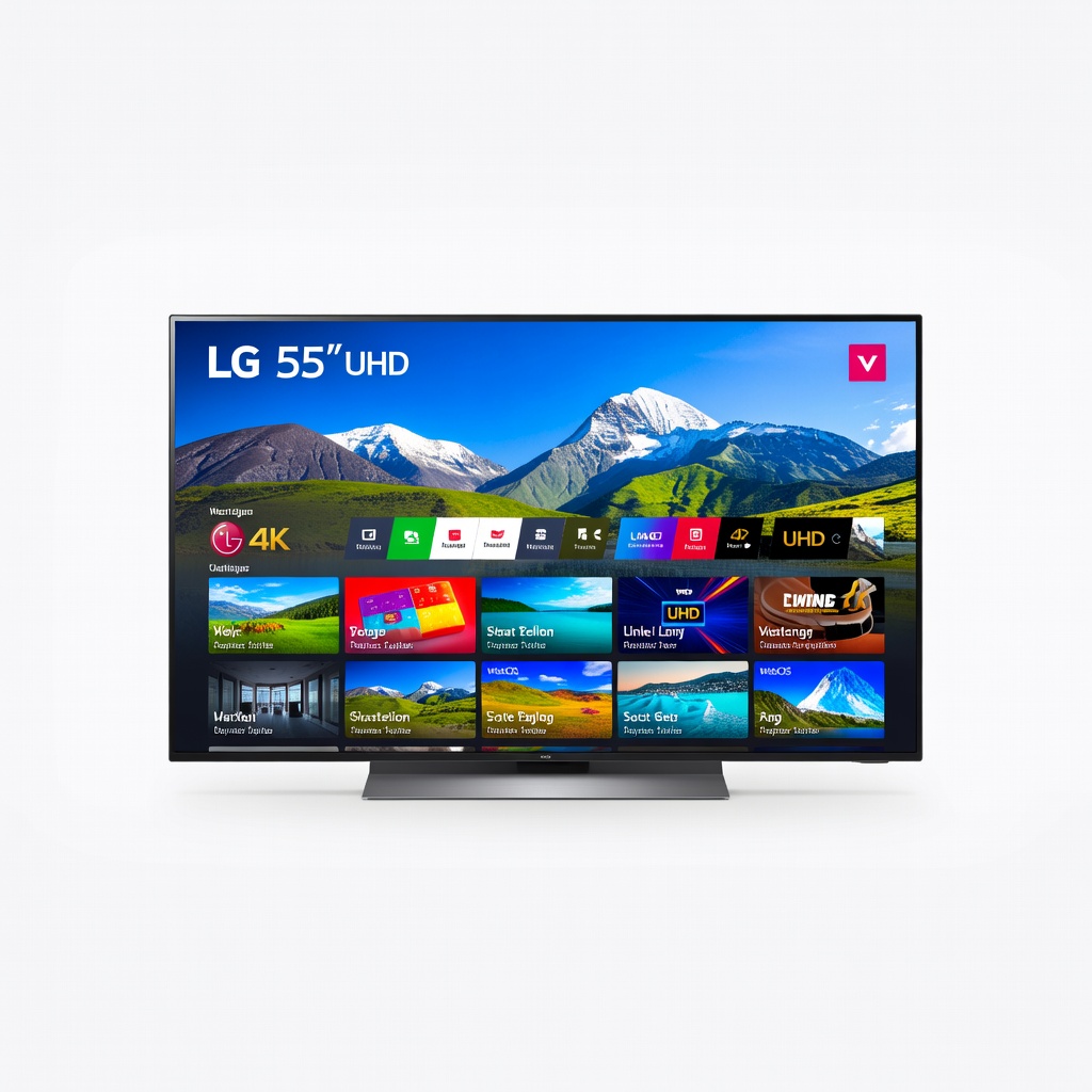 LG 55-inch UT75 Series 4K UHD webOS Smart TV (55UT7590PUB, 2026 Model)