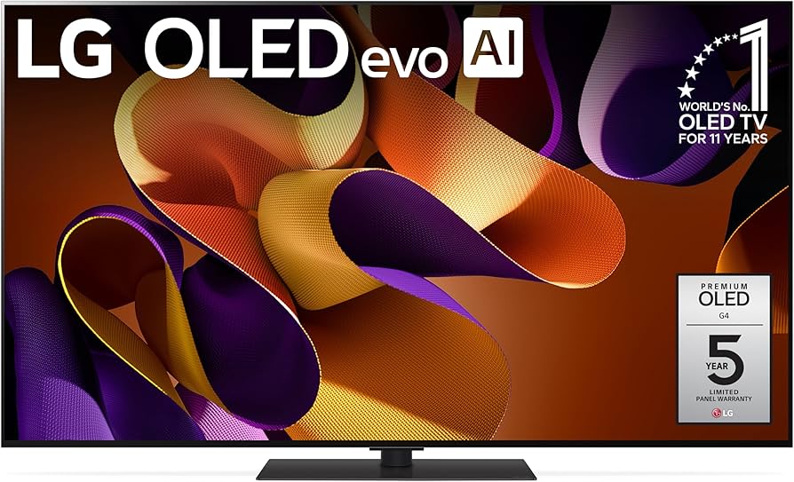 LG 65-Inch Class OLED evo G4 Series 4K Smart TV (OLED65G4PUA, 2024)