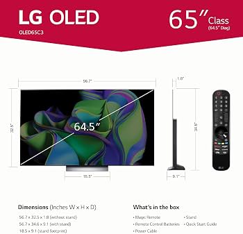 LG C3 OLED 65-inch