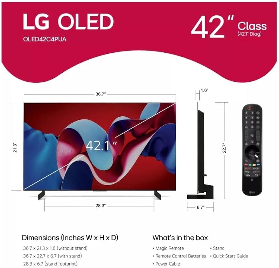 LG C4 OLED 42-inch