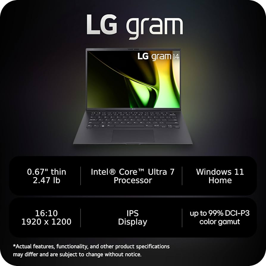 LG gram SuperSlim 14-inch (2025, Intel Core Ultra 7)