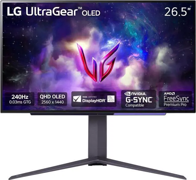 LG UltraGear 27GS95QE-B 27" OLED Gaming Monitor 240Hz 0.03ms