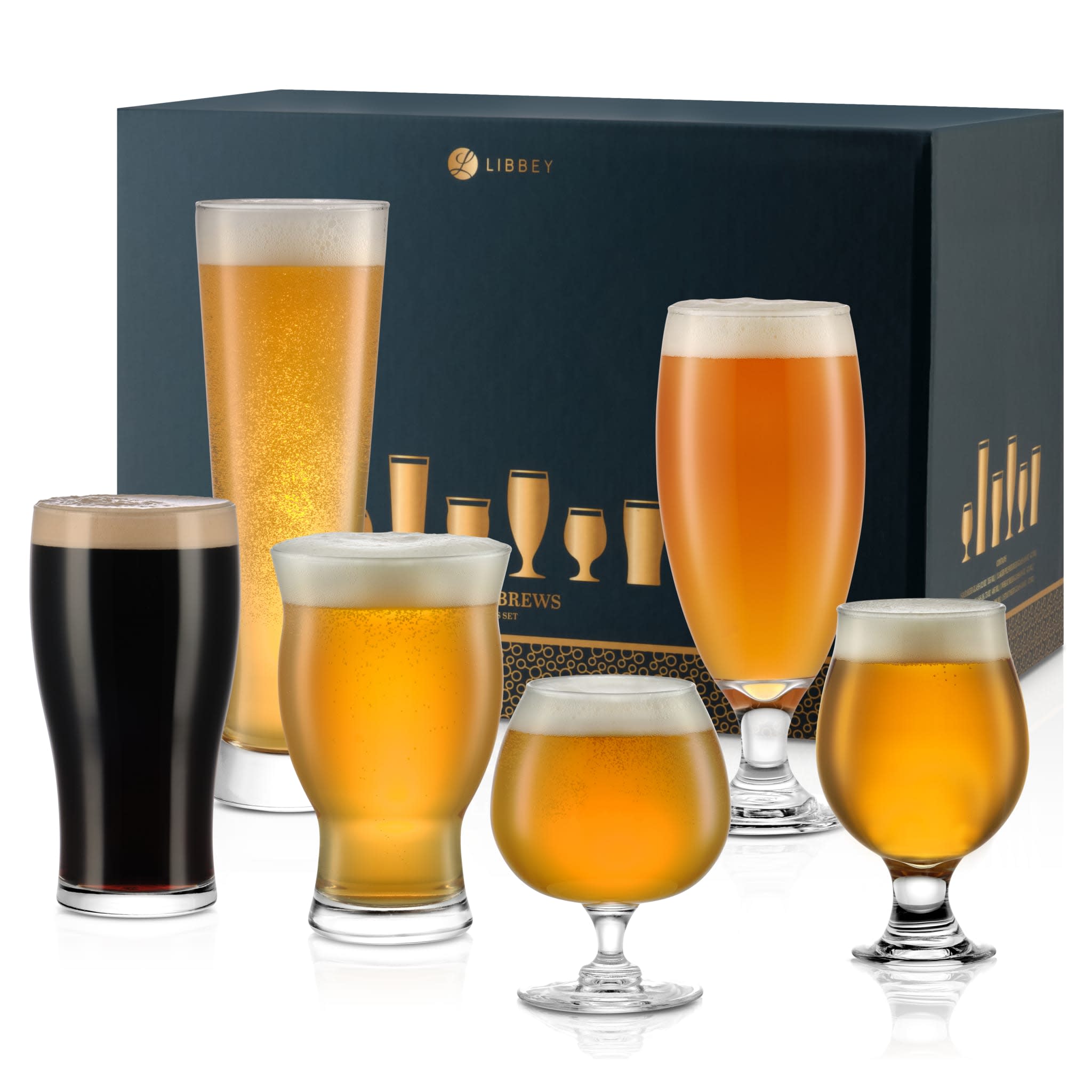 Libbey Signature Craft Beer Glasses, Set of 4