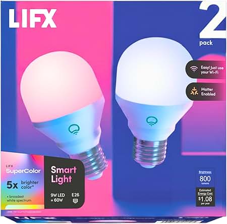 LIFX Color A19 Smart Bulb