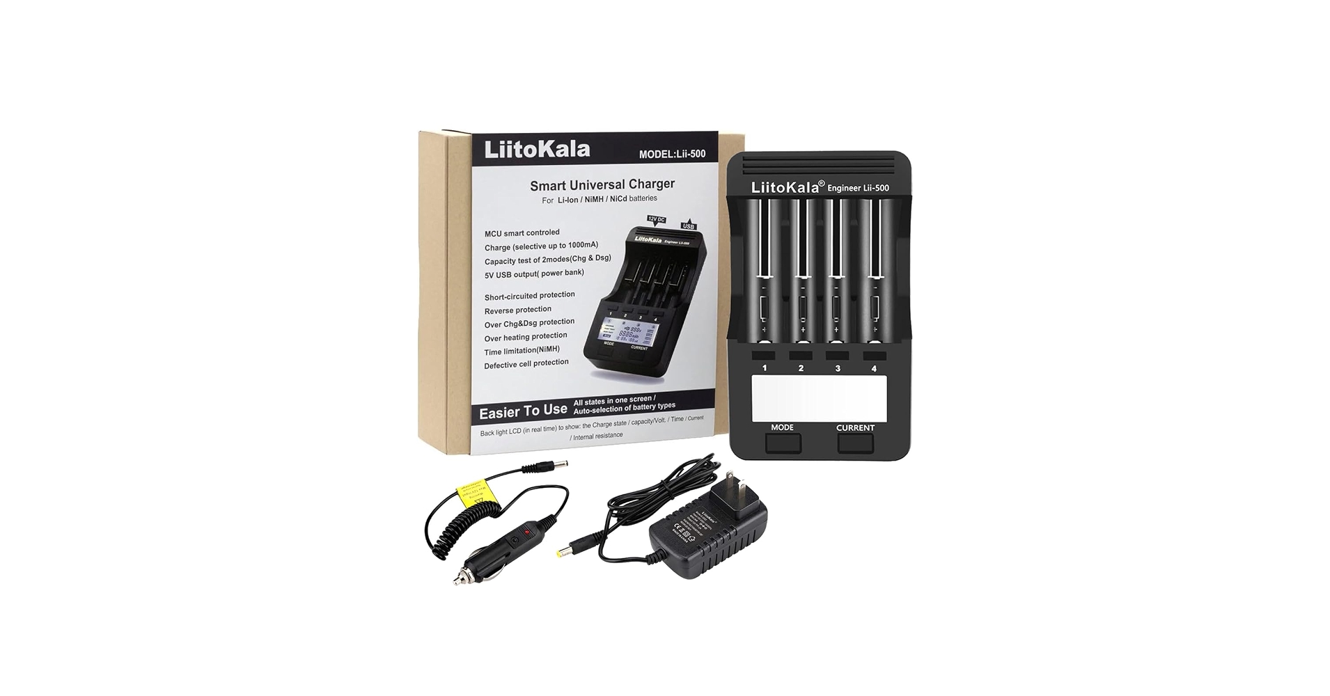 LiitoKala Lii-500 Battery Charger & Capacity Tester