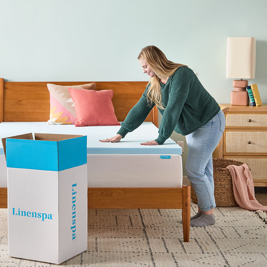 Linenspa 10 Inch Gel Memory Foam Mattress (Queen)